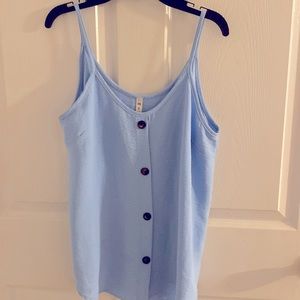 Blue boutique top